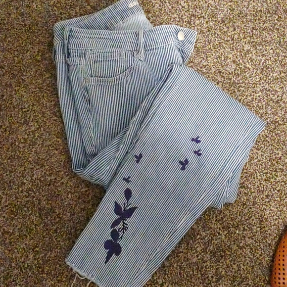 Old navy stripped pants - Picture 1 of 3
